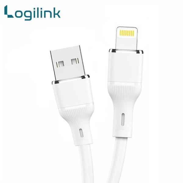 LOGILINK USB TO LIGHTNING SILICONE FAST CHARGING DATA CABLE