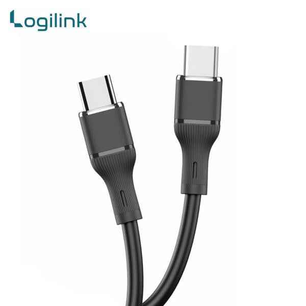 LOGILINK TYPE C TO TYPE C SILICONE FAST CHARGING DATA CABLE