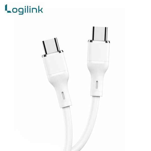 LOGILINK TYPE C TO TYPE C SILICONE FAST CHARGING DATA CABLE