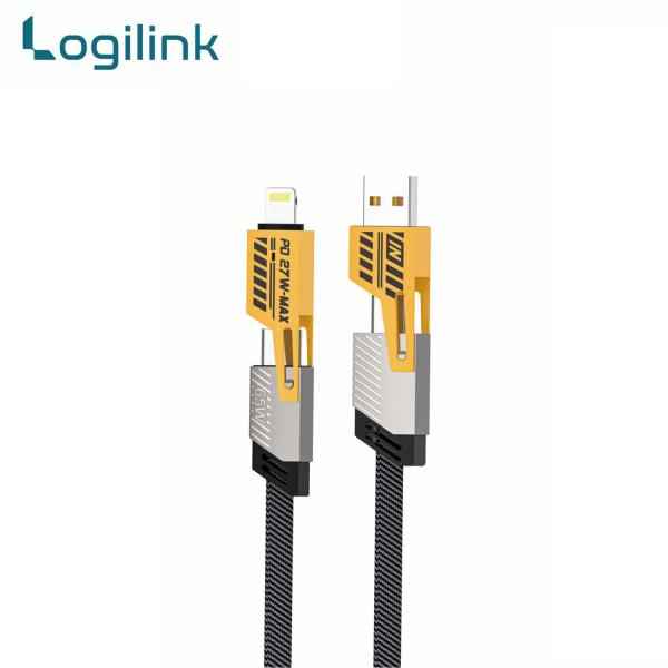 4 IN 1 MULTI USB PD CHARGING CABLE (TYPE-C TO C, C TO LIGHTNING,