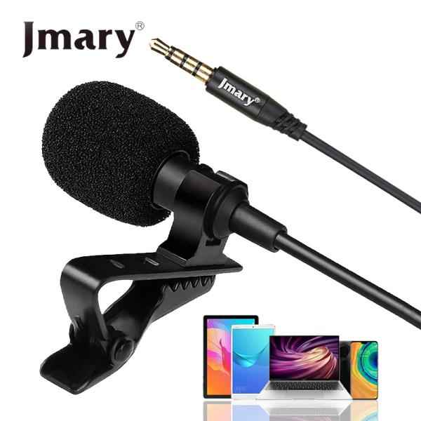 Professional Jmary 3.5mm lavalier microphone high fidelity audio