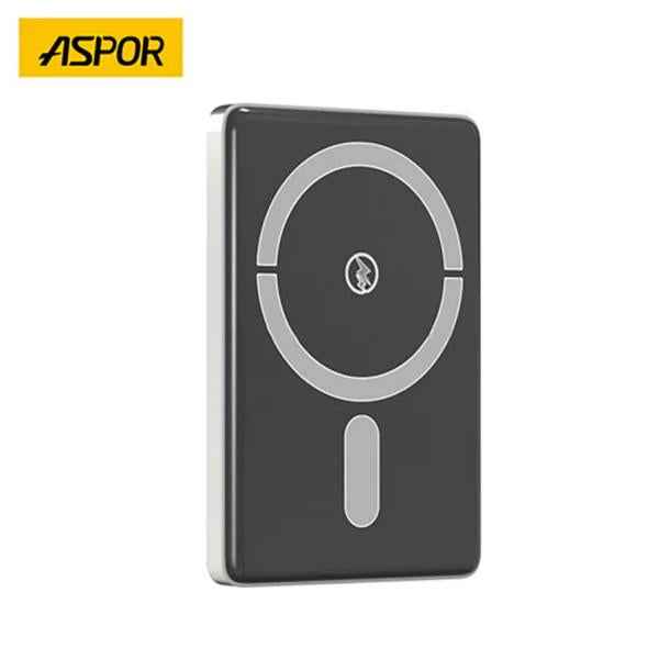 Aspor A381 magnetic portable mini 5000mAh wireless power bank