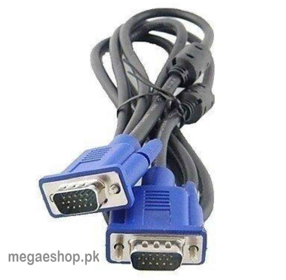 VGA CABLE MALE TO MALE 1.5M BLUE
