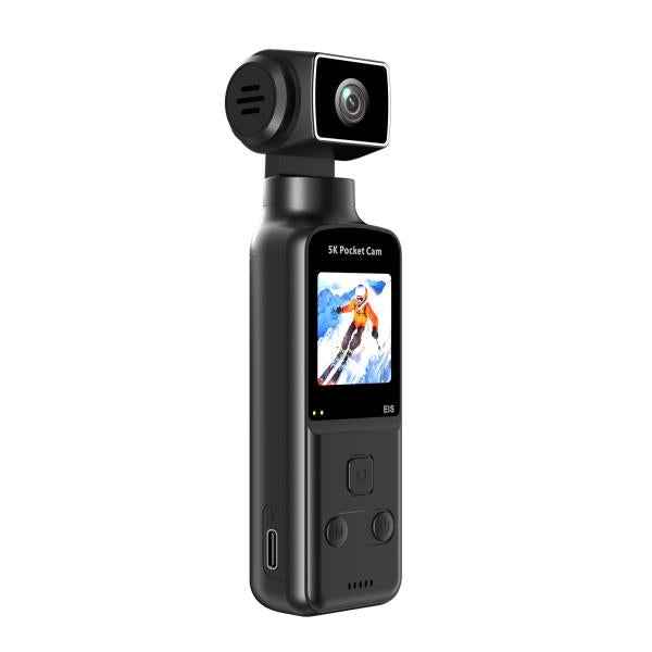 K1 POCKET 5K HD WIFI HANDHELD 270° ROTATABLE SPORTS & VLOGGING ACTION CAMERA