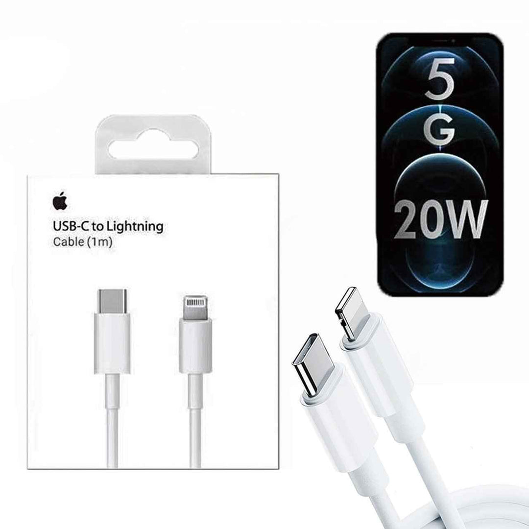 20W USB-C to Lightning Fast Charging PD Cable (1M)