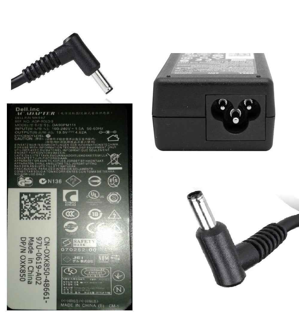 Dell Laptop Charger 19V 4.62A Charger 90W