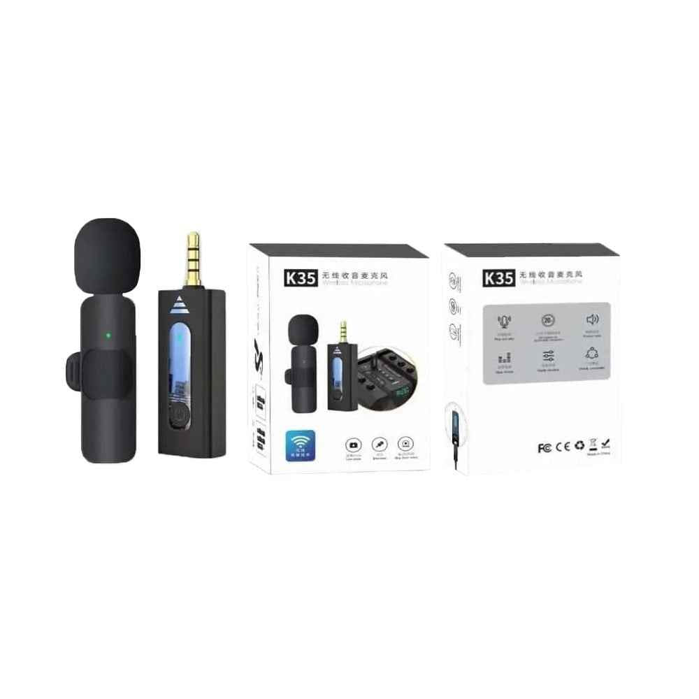 K35 Professional wireless collar microphone high‑quality single mic