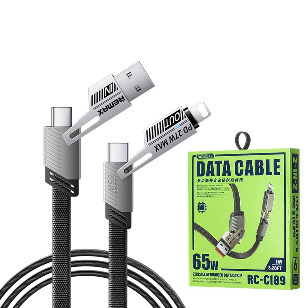 REMAX RC-C189 65W 4 IN 1 MULTI FUNCTIONAL DATA CABLE