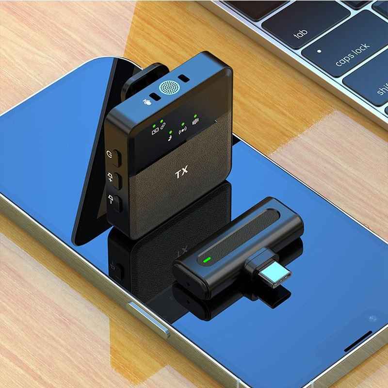 SX8 Type‑C / iPhone Single Professional Lavalier Wireless Microphone