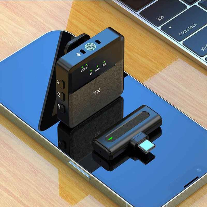 SX8 Type‑C / iPhone Single Professional Lavalier Wireless Microphone