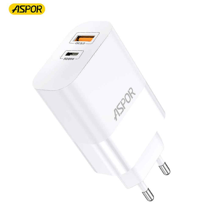 ASPOR GAN CHARGER A851 65W QC3.0