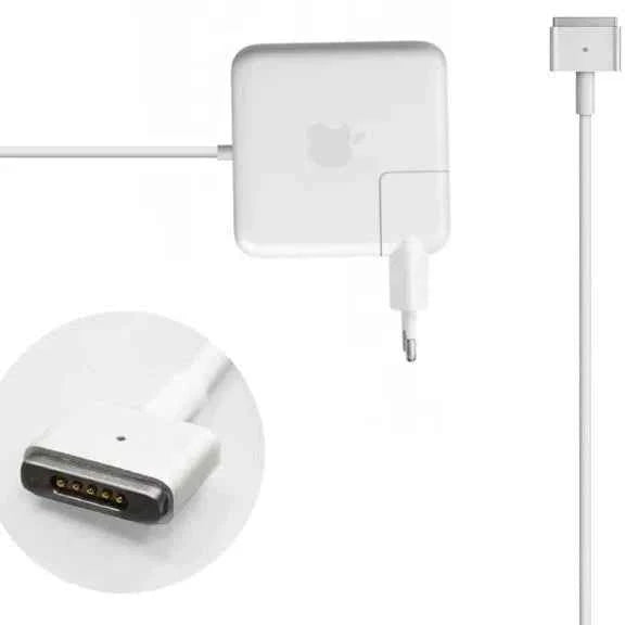 Apple 85W Magnet Pin T Shape Compatible Magsafe 2 Macbook Laptop Charger