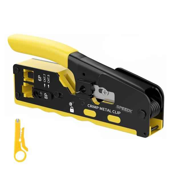 SPEEDX HT-718 CAT7 RJ45 Crimping TOOL WITH CUTTER
