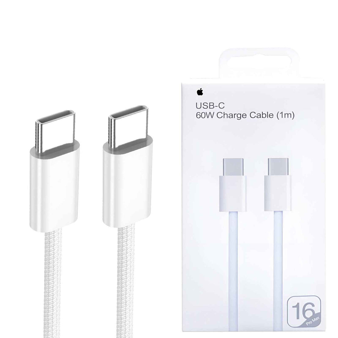 IPHONE PD 60W FAST CHARGING NYLON TYPE-C TO C