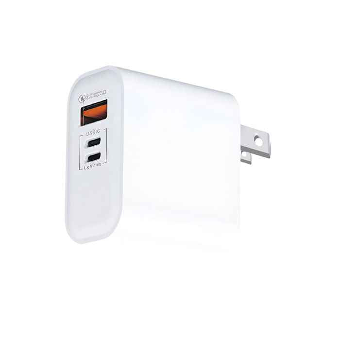 IPHONE 16 PRO MAX 50W POWER ADAPTER WITH 3 PORTS