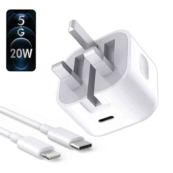 IPHONE USB-C PD 20W POWER ADAPTER CHARGER