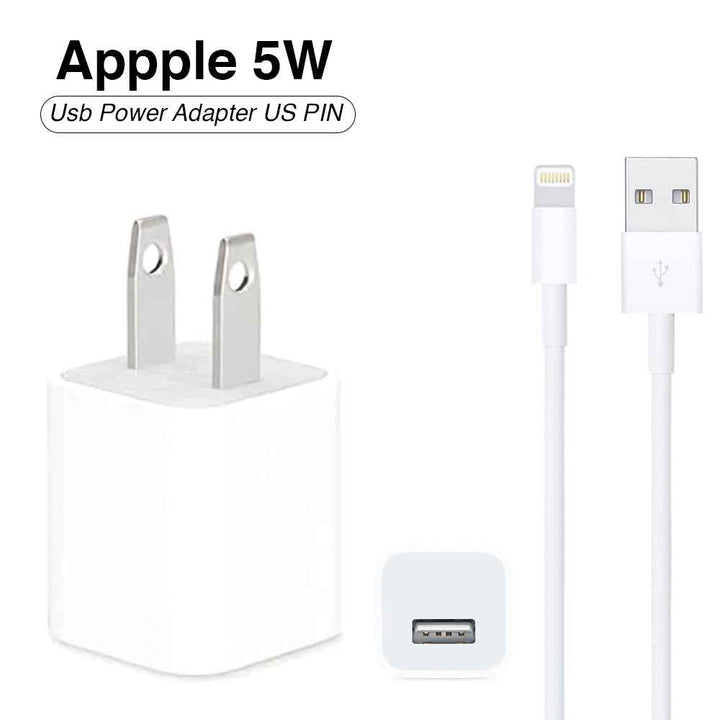 Iphone Usb 5W Power Adaptor UK Pin With Lightning
