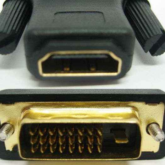 Hdmi female to dvi male 24+1 connecter