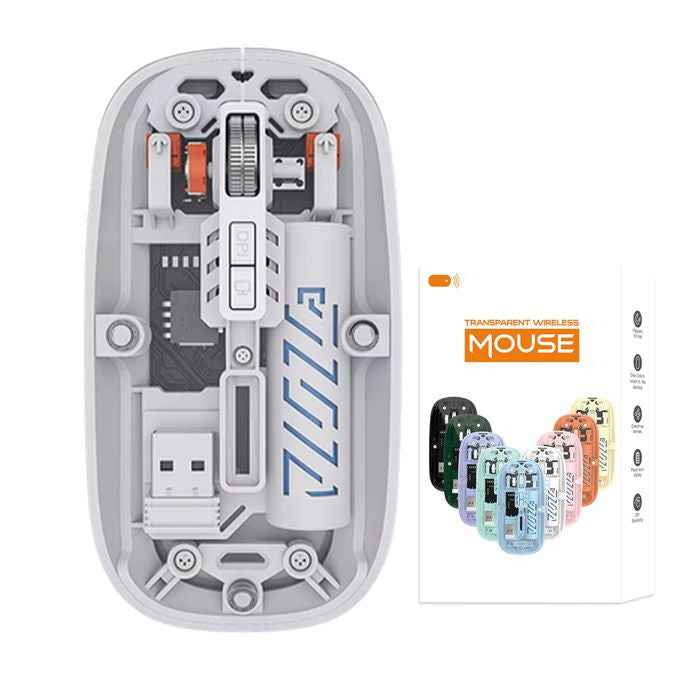 NEW TRANSPARENT M-10A WIRELESS + BLUETOOTH