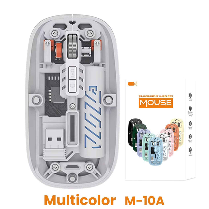 NEW TRANSPARENT M-10A WIRELESS + BLUETOOTH