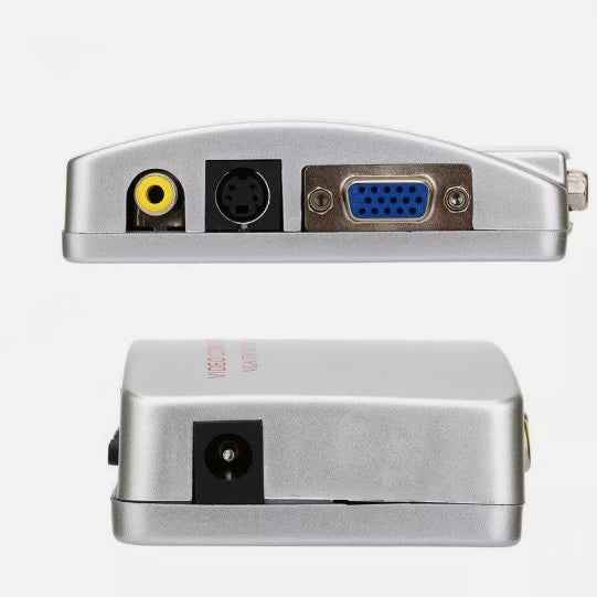 Vga to audio video conversion box