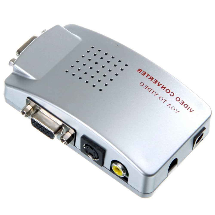 Vga to audio video conversion box