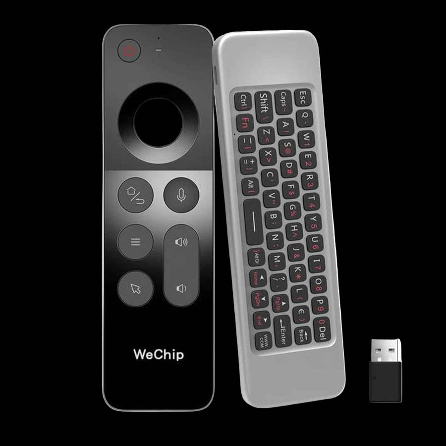 WECHIP W3 AIR MOUSE REMOTE 2.4GHZ MOTION SENSING 4 IN 1 WIRELESS KEYBOARD REMOTE FOR SMART TV