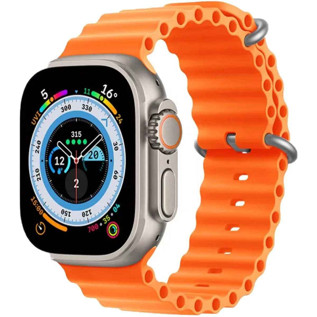 X8 Ultra Smartwatch  BT Calling, Wearfit Pro (Orange)