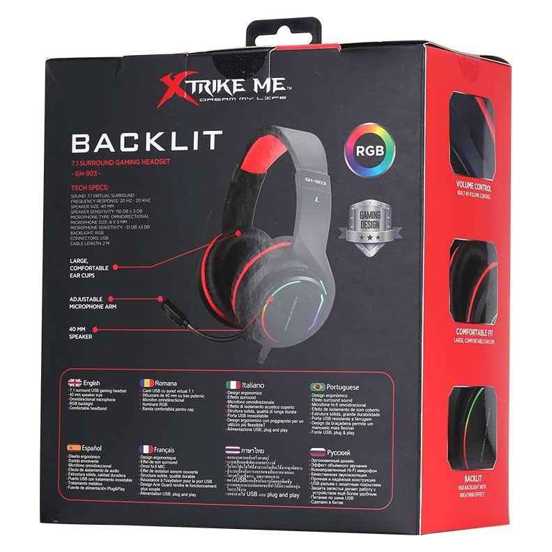 XTRIKE ME GH-509 WIRED STEREO GAMING HEADSET WITH MICROPHONE